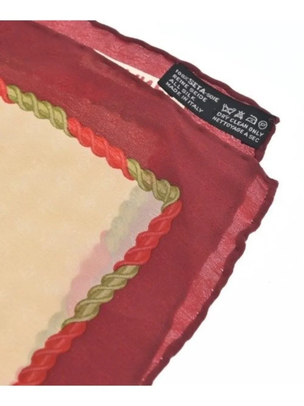 Chanel Bandana Scarf Beige
